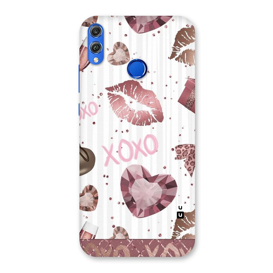 Wine Lip xoxo Back Case for Honor 8X