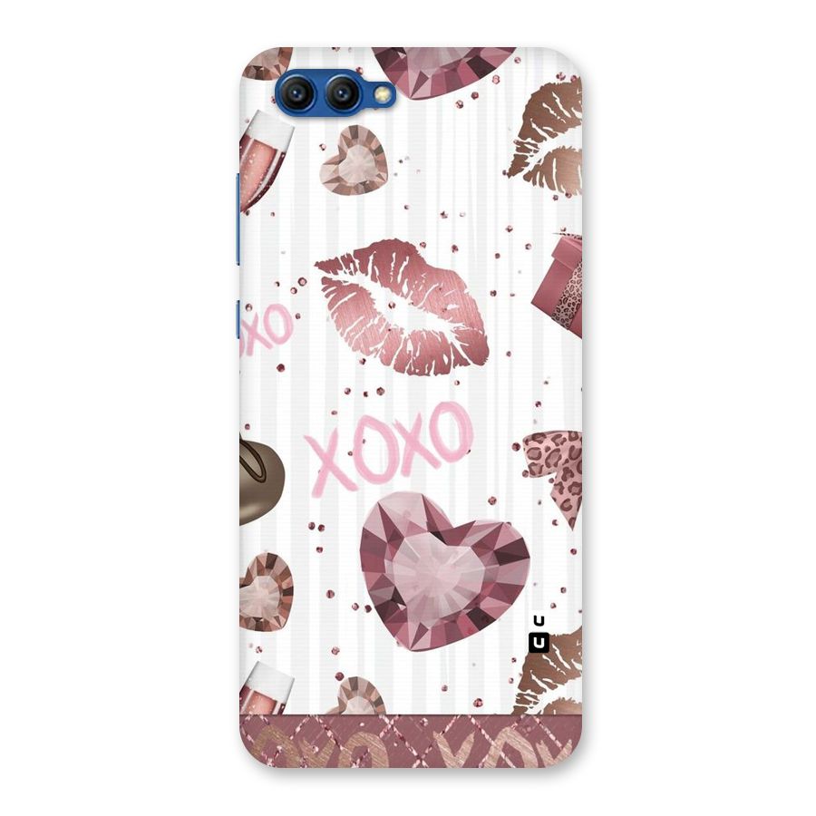 Wine Lip xoxo Back Case for Honor View 10