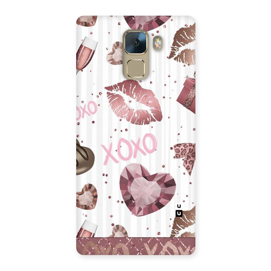 Wine Lip xoxo Back Case for Huawei Honor 7