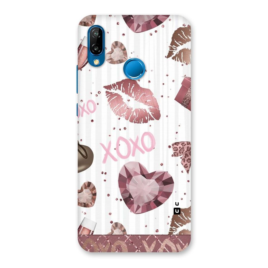 Wine Lip xoxo Back Case for Huawei P20 Lite