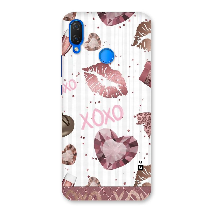 Wine Lip xoxo Back Case for Huawei P Smart+