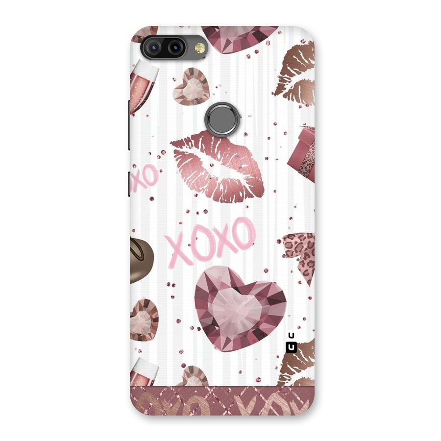 Wine Lip xoxo Back Case for Infinix Hot 6 Pro
