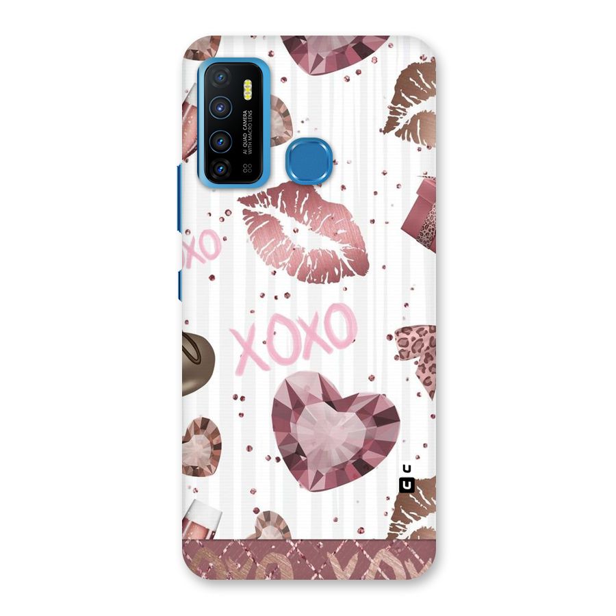 Wine Lip xoxo Back Case for Infinix Hot 9
