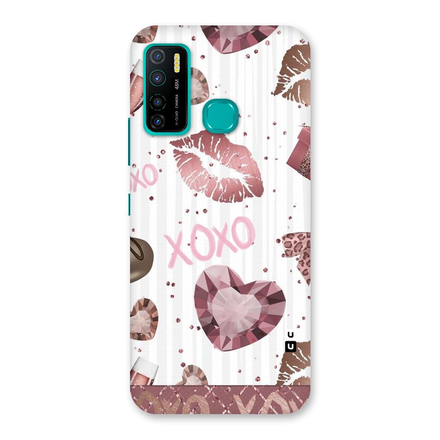 Wine Lip xoxo Back Case for Infinix Hot 9 Pro