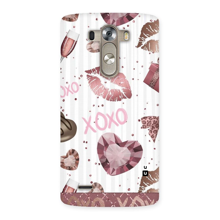 Wine Lip xoxo Back Case for LG G3