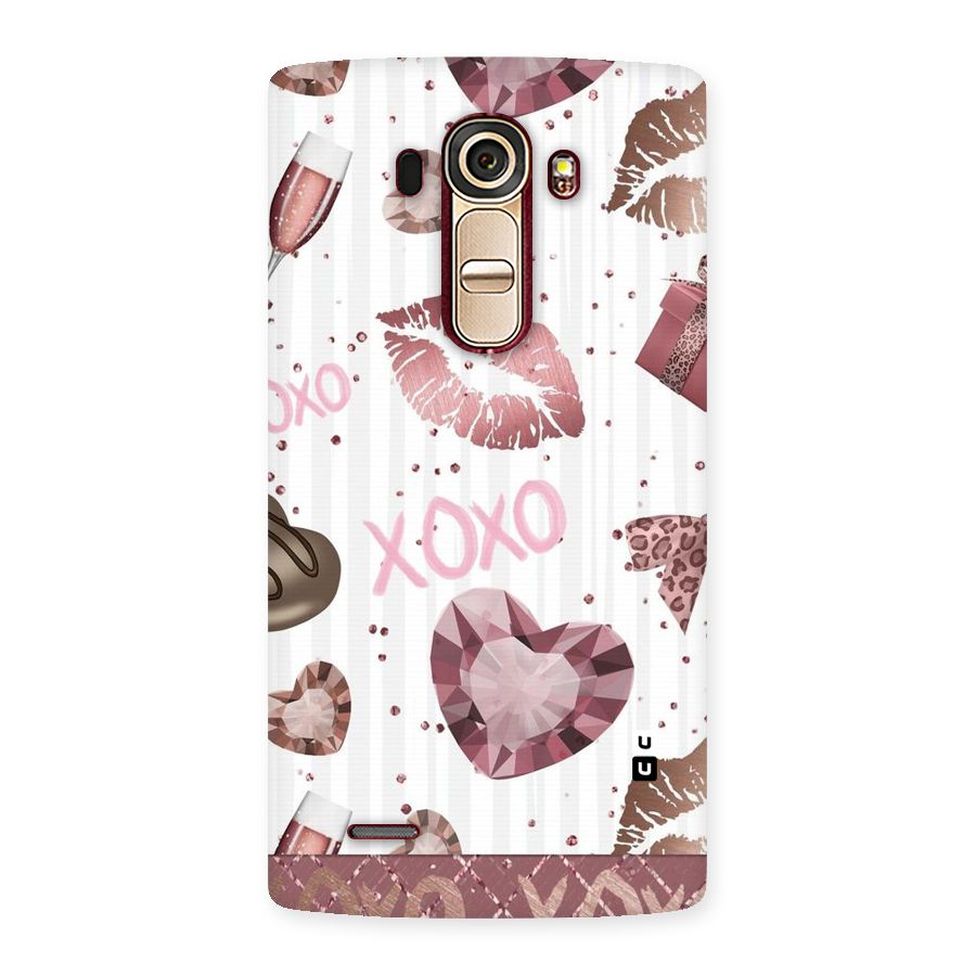 Wine Lip xoxo Back Case for LG G4