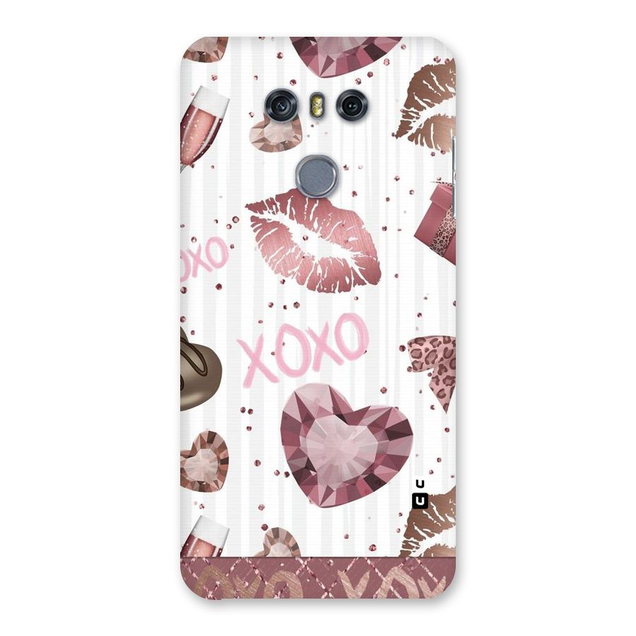 Wine Lip xoxo Back Case for LG G6