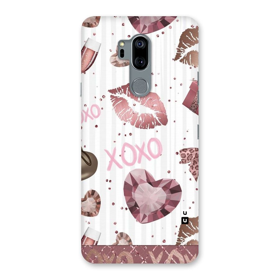 Wine Lip xoxo Back Case for LG G7