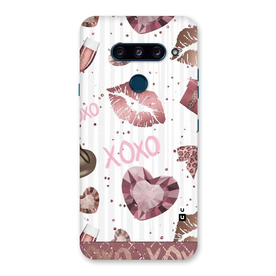 Wine Lip xoxo Back Case for LG  V40 ThinQ