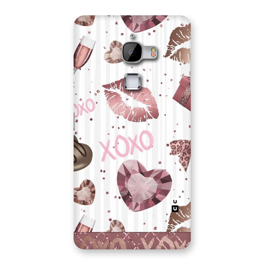 Wine Lip xoxo Back Case for LeTv Le Max