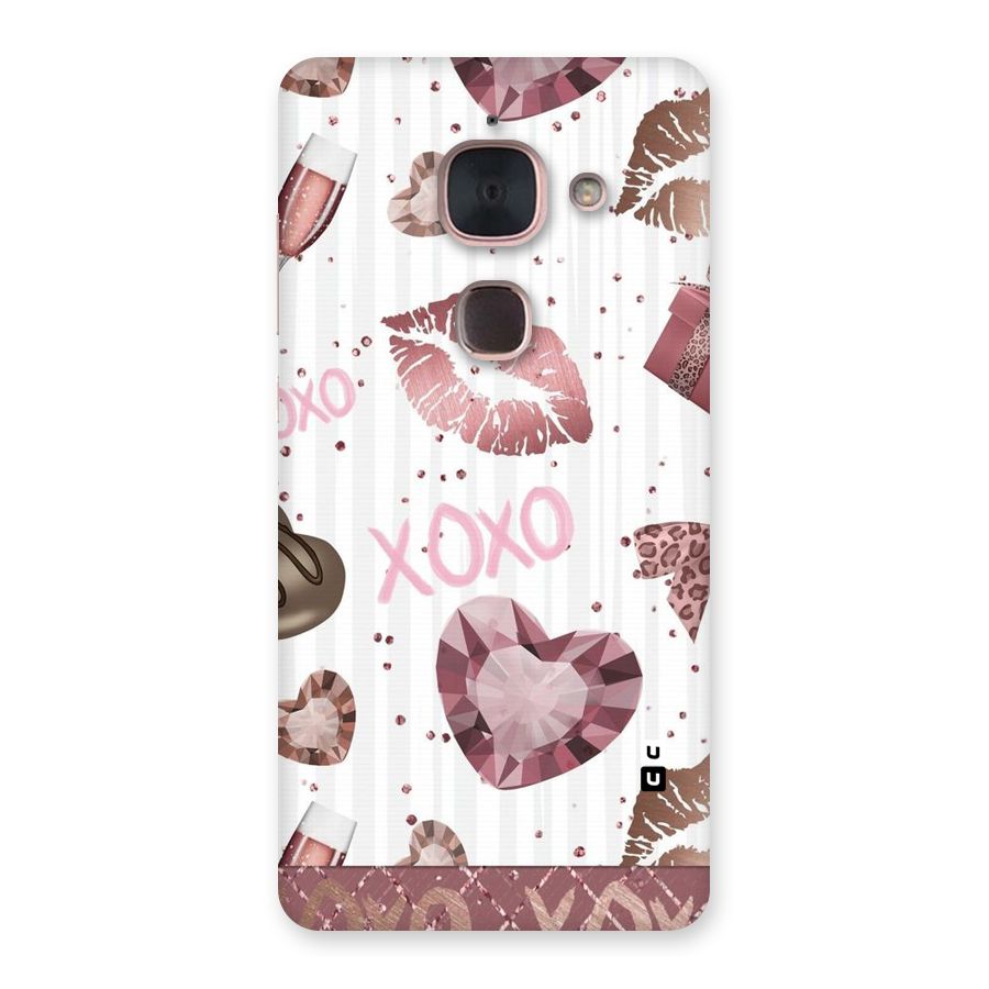 Wine Lip xoxo Back Case for Le Max 2