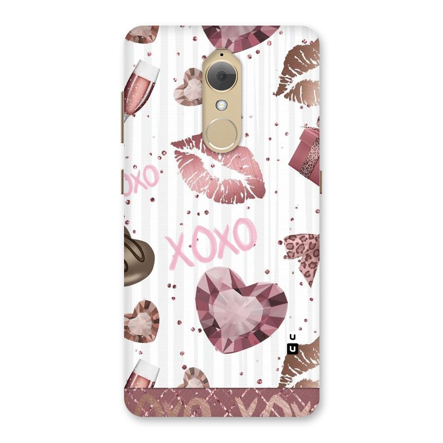 Wine Lip xoxo Back Case for Lenovo K8