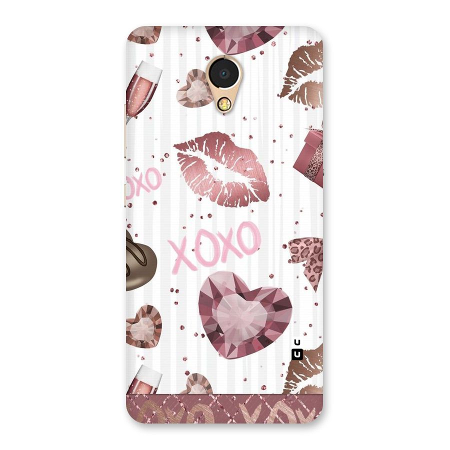 Wine Lip xoxo Back Case for Lenovo P2