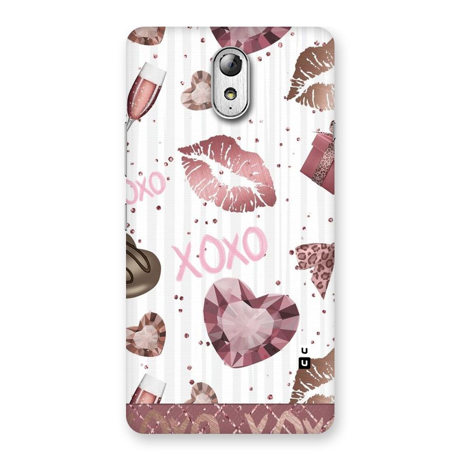 Wine Lip xoxo Back Case for Lenovo Vibe P1M