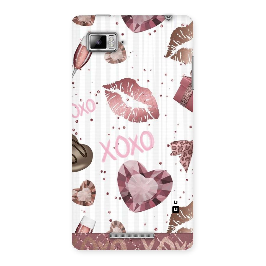 Wine Lip xoxo Back Case for Lenovo Vibe Z K910