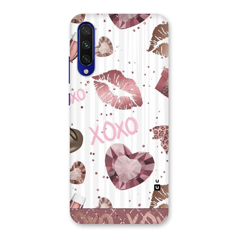 Wine Lip xoxo Back Case for Mi A3