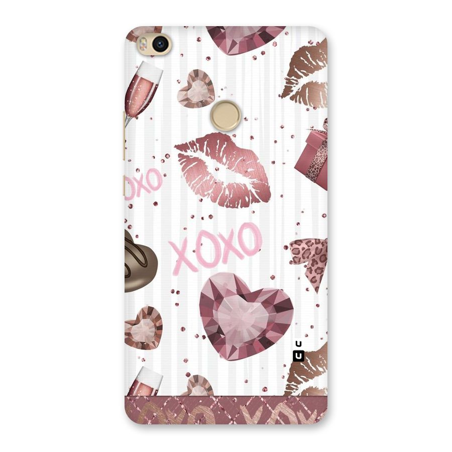 Wine Lip xoxo Back Case for Mi Max 2