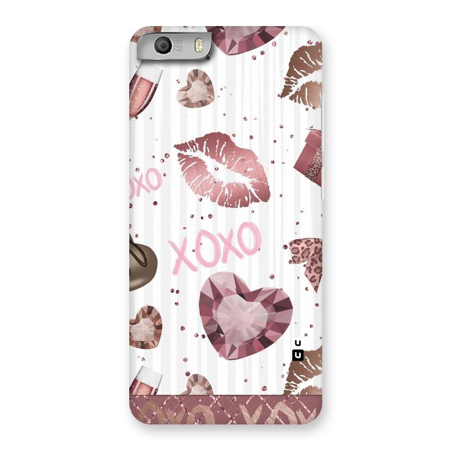 Wine Lip xoxo Back Case for Micromax Canvas Knight 2