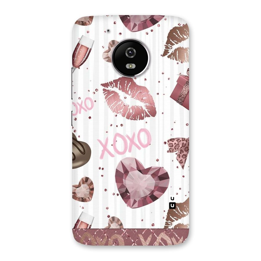 Wine Lip xoxo Back Case for Moto G5