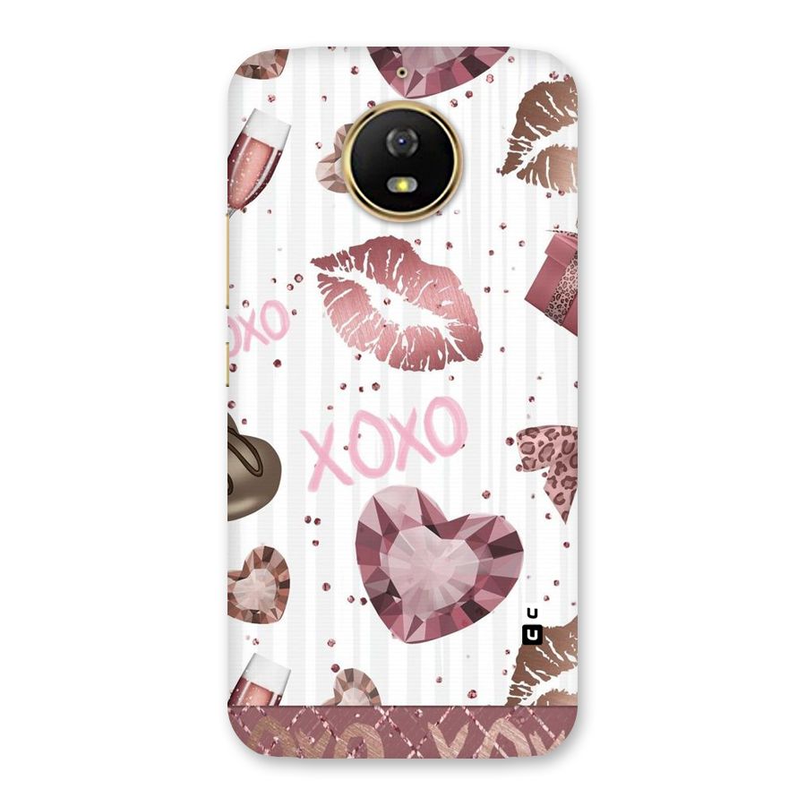 Wine Lip xoxo Back Case for Moto G5s