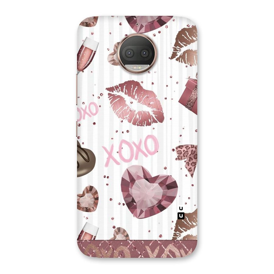 Wine Lip xoxo Back Case for Moto G5s Plus