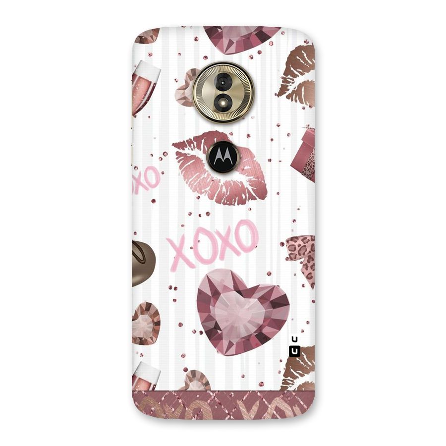 Wine Lip xoxo Back Case for Moto G6 Play