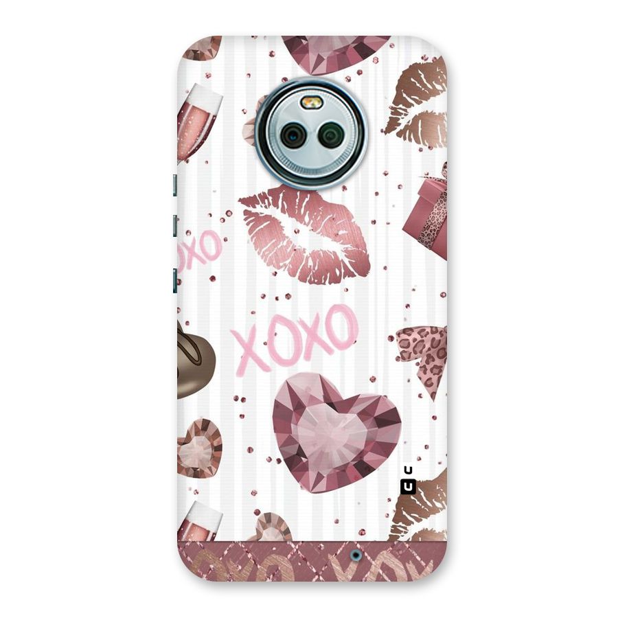 Wine Lip xoxo Back Case for Moto X4