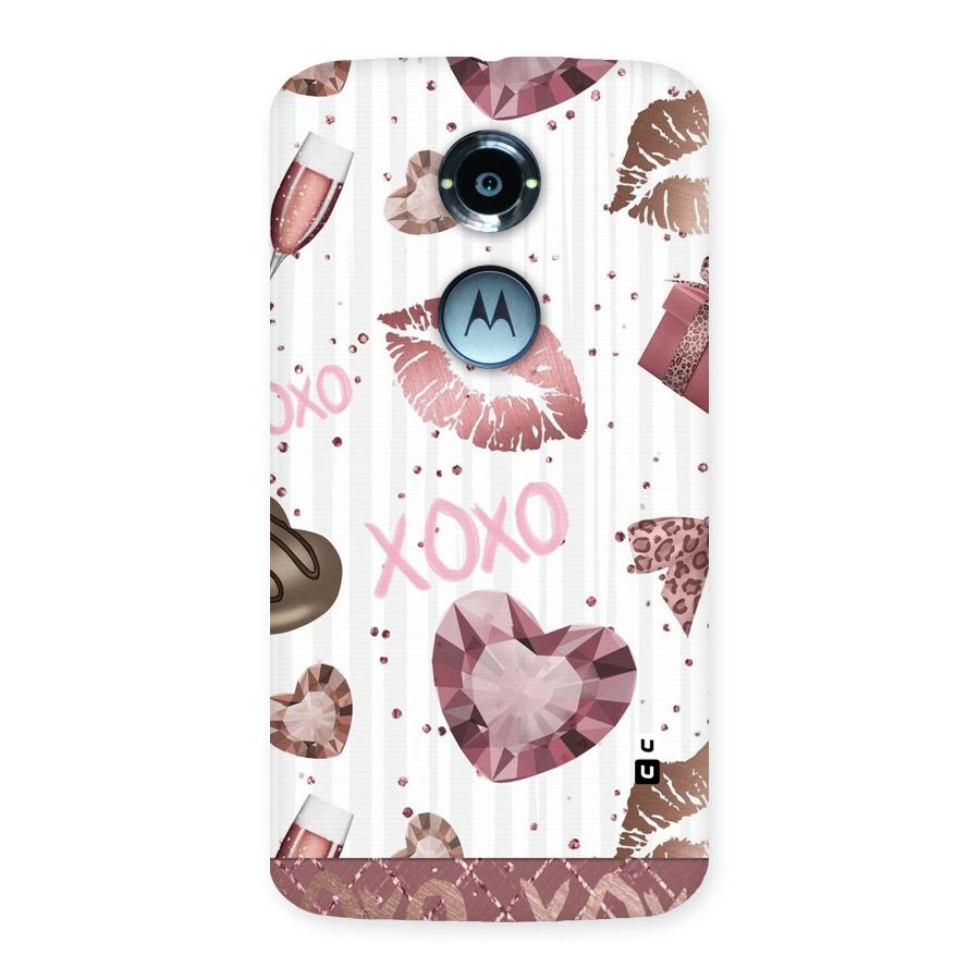 Wine Lip xoxo Back Case for Moto X 2nd Gen