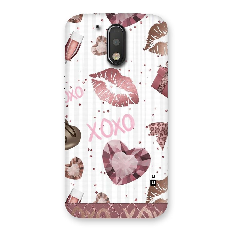 Wine Lip xoxo Back Case for Motorola Moto G4