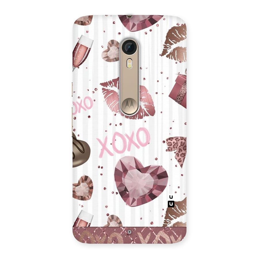 Wine Lip xoxo Back Case for Motorola Moto X Style