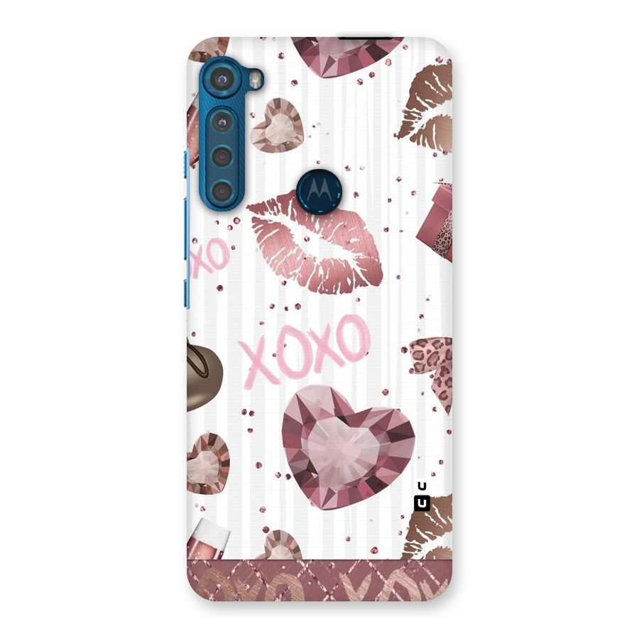 Wine Lip xoxo Back Case for Motorola One Fusion Plus