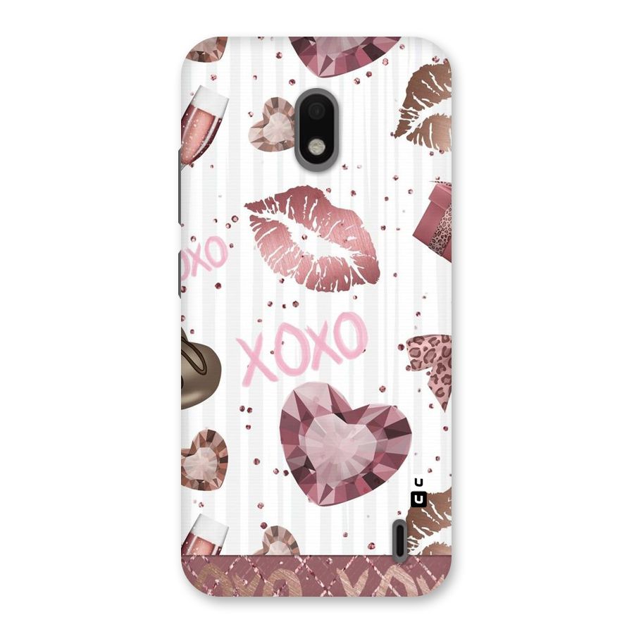 Wine Lip xoxo Back Case for Nokia 2.2