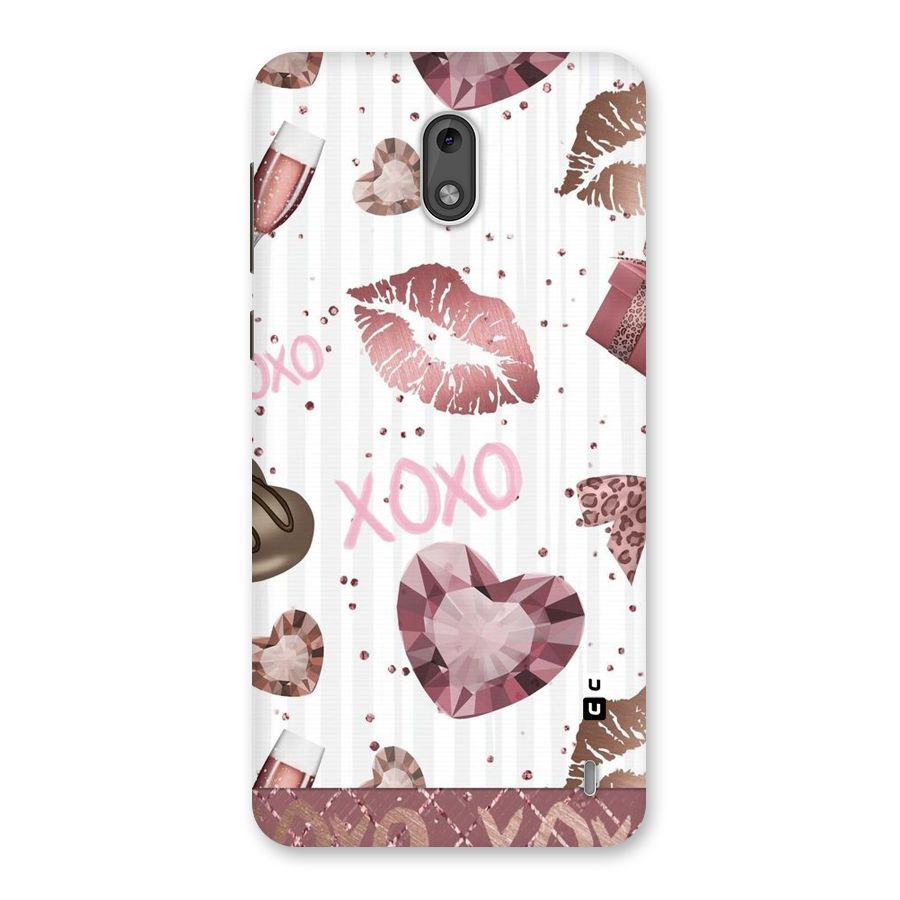 Wine Lip xoxo Back Case for Nokia 2
