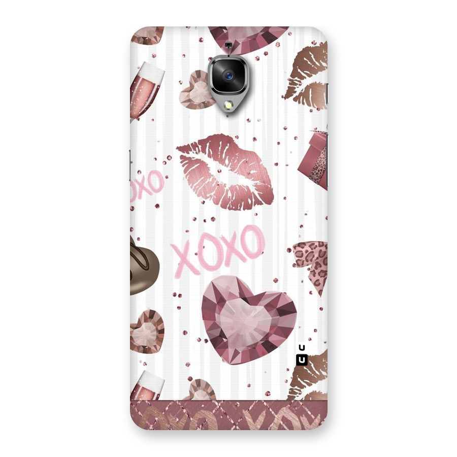 Wine Lip xoxo Back Case for OnePlus 3