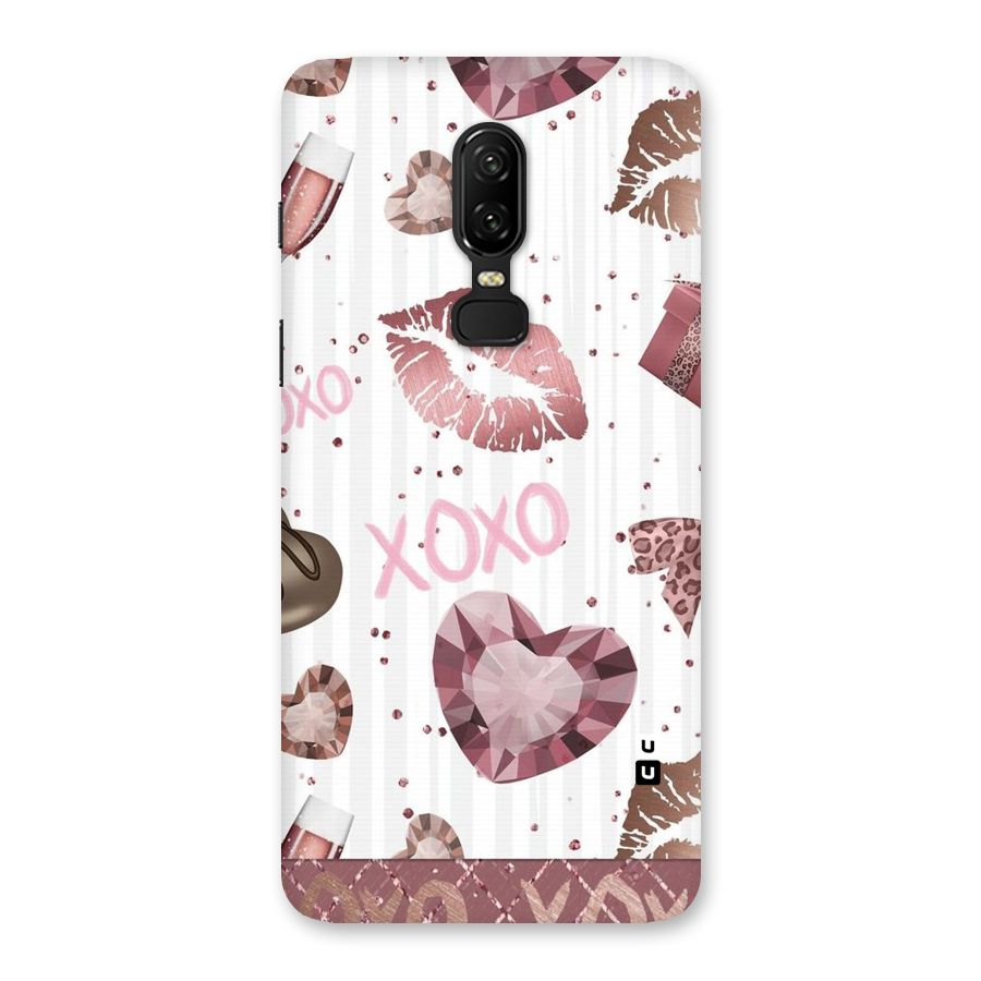 Wine Lip xoxo Back Case for OnePlus 6