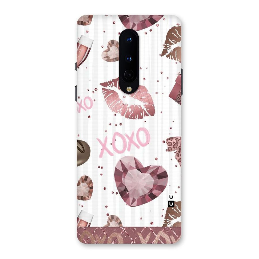 Wine Lip xoxo Back Case for OnePlus 8