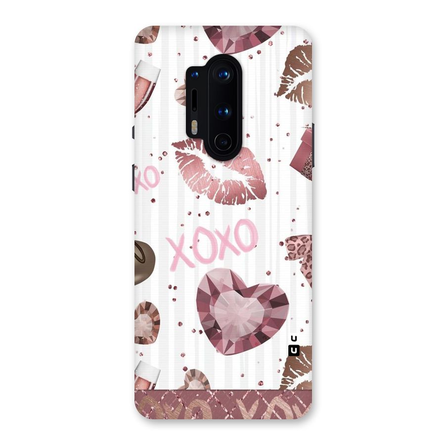 Wine Lip xoxo Back Case for OnePlus 8 Pro