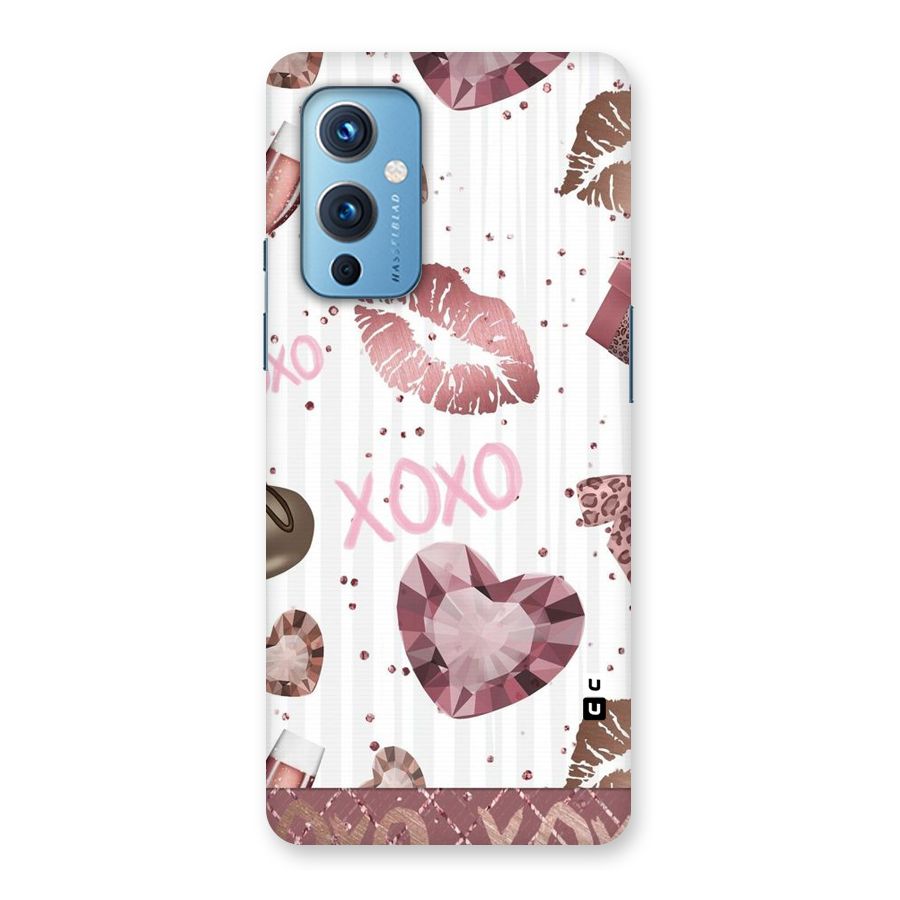 Wine Lip xoxo Back Case for OnePlus 9