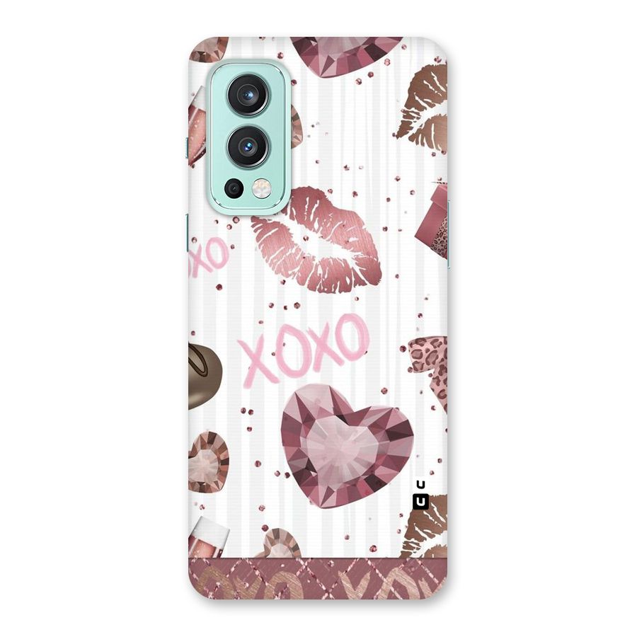 Wine Lip xoxo Back Case for OnePlus Nord 2 5G