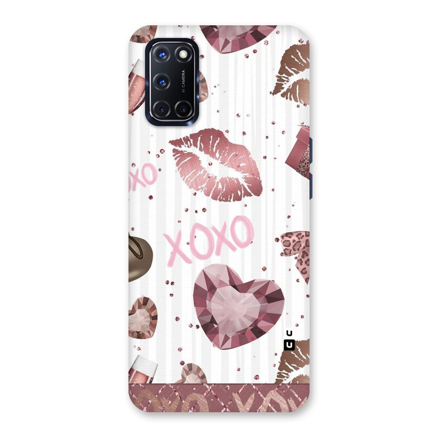 Wine Lip xoxo Back Case for Oppo A52