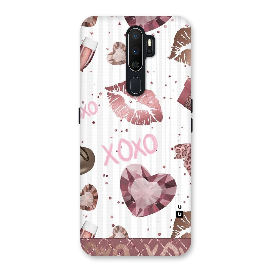 Wine Lip xoxo Back Case for Oppo A5 (2020)