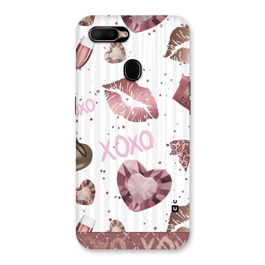 Wine Lip xoxo Back Case for Oppo A5s