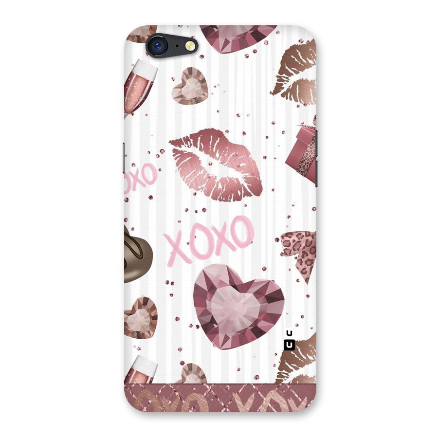 Wine Lip xoxo Back Case for Oppo A71