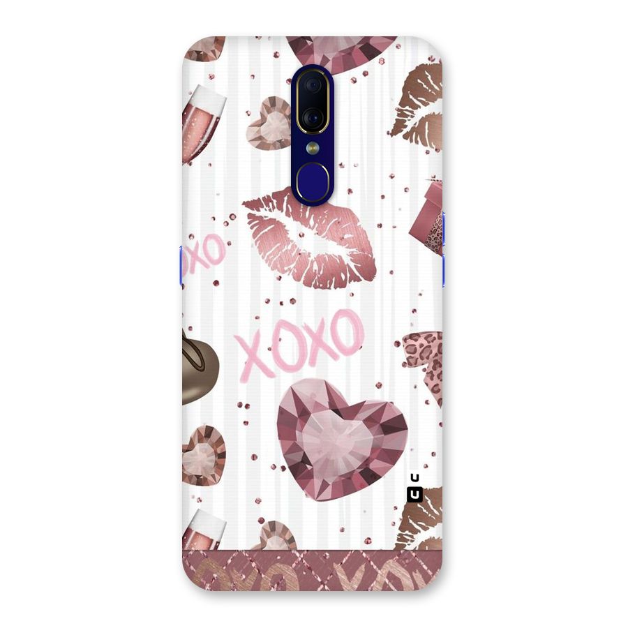 Wine Lip xoxo Back Case for Oppo A9