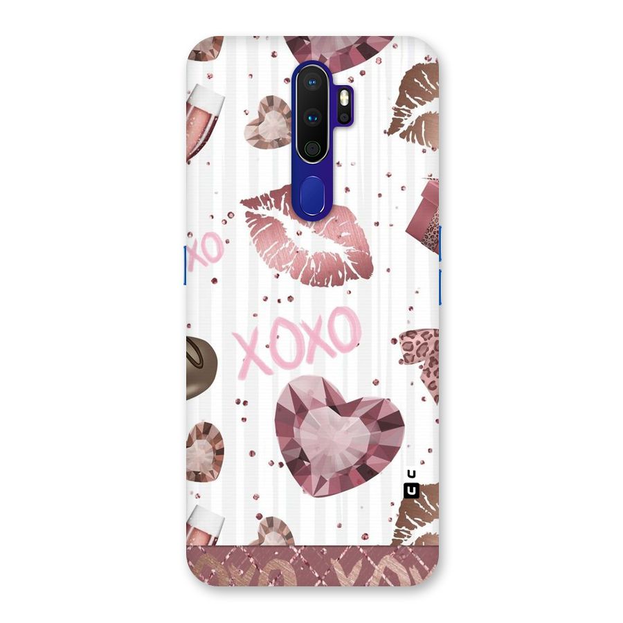 Wine Lip xoxo Back Case for Oppo A9 (2020)