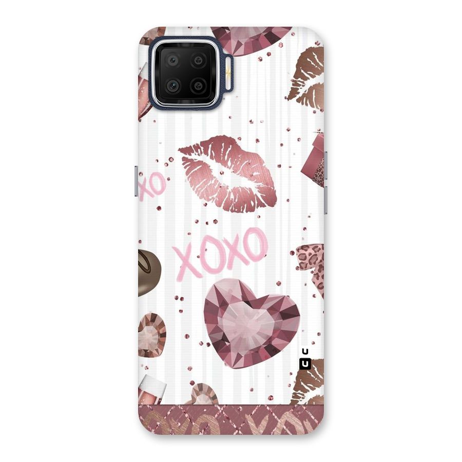 Wine Lip xoxo Back Case for Oppo F17