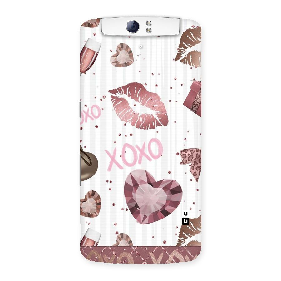 Wine Lip xoxo Back Case for Oppo N1