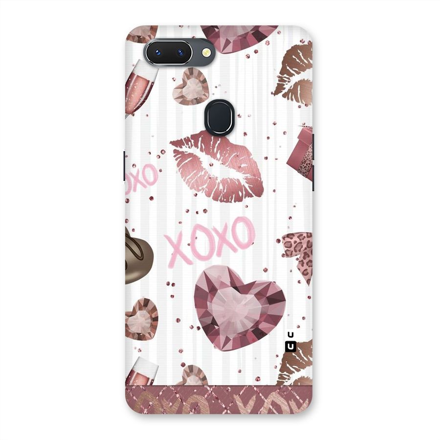 Wine Lip xoxo Back Case for Oppo Realme 2