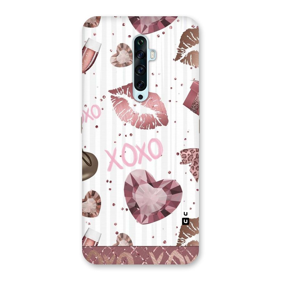 Wine Lip xoxo Back Case for Oppo Reno2 Z
