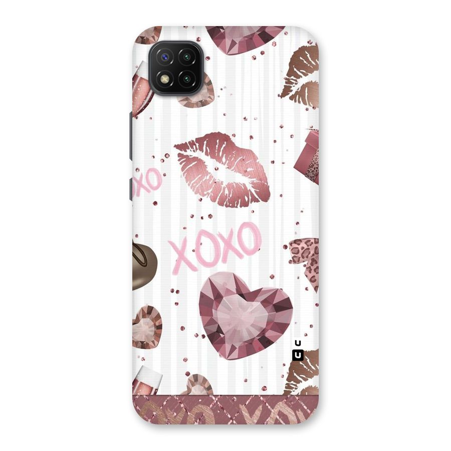 Wine Lip xoxo Back Case for Poco C3